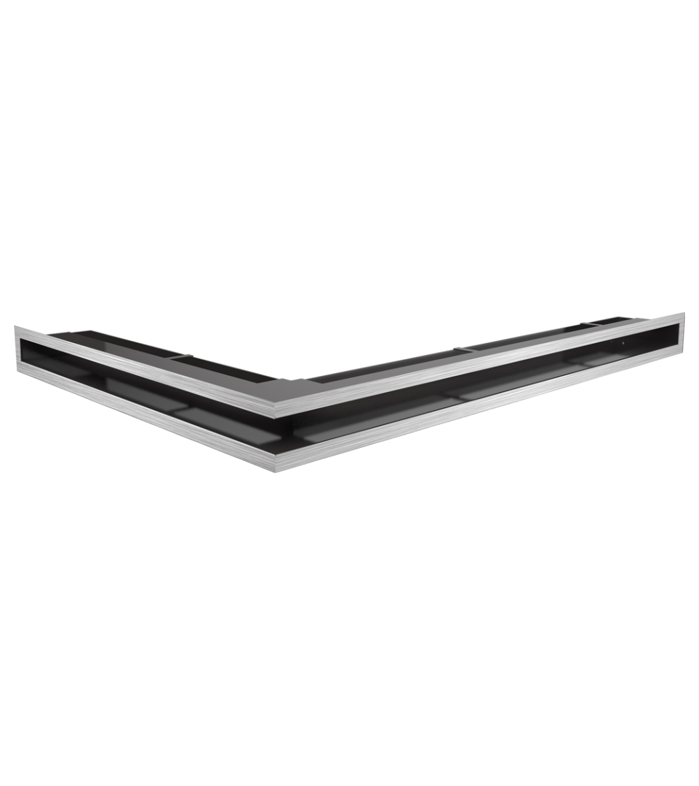 LUFT SF narożny prawy szlif 54,7x76,6x6 marki Kratki z kategorii Kratki kominkowe