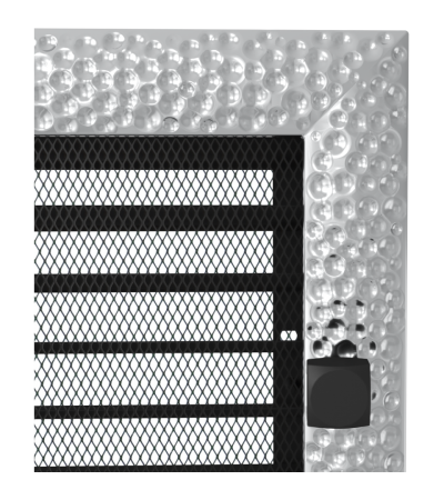 Kratka Venus niklowana z żaluzją 22x30