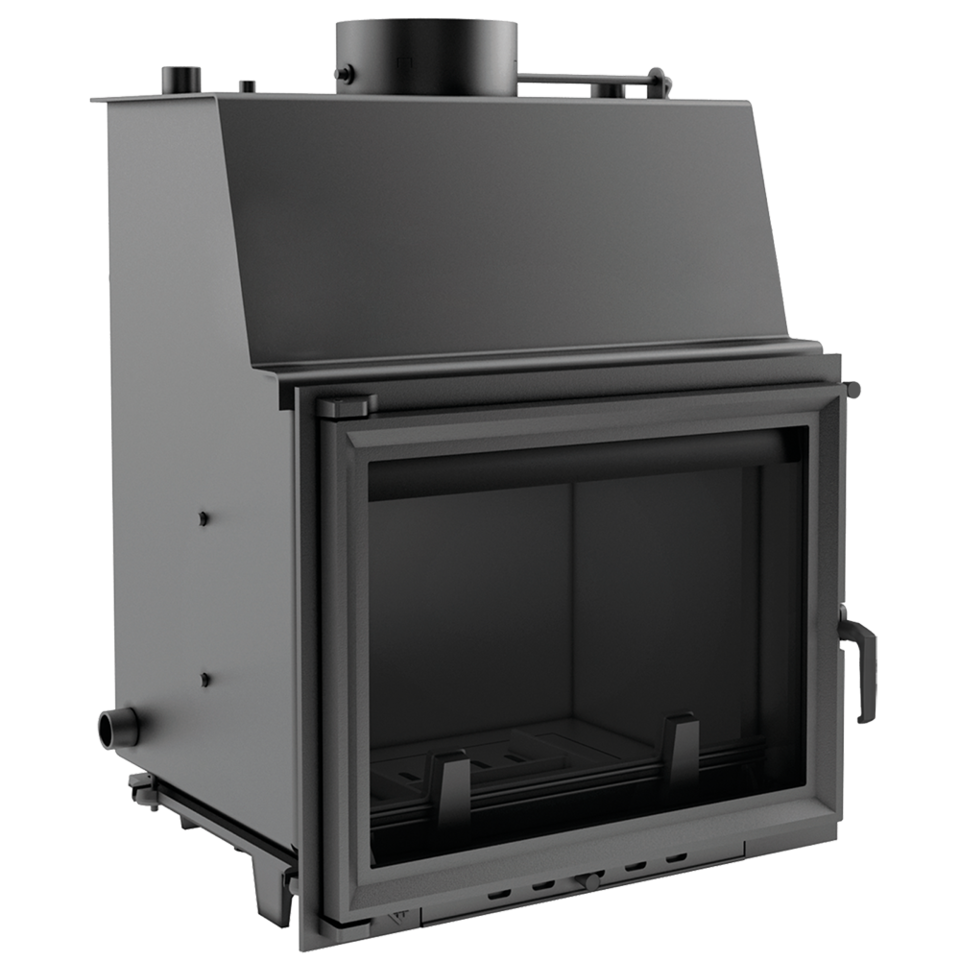 Kominek z płaszczem wodnym ZUZIA 12 kW Ø 200 | Kominki Ratur