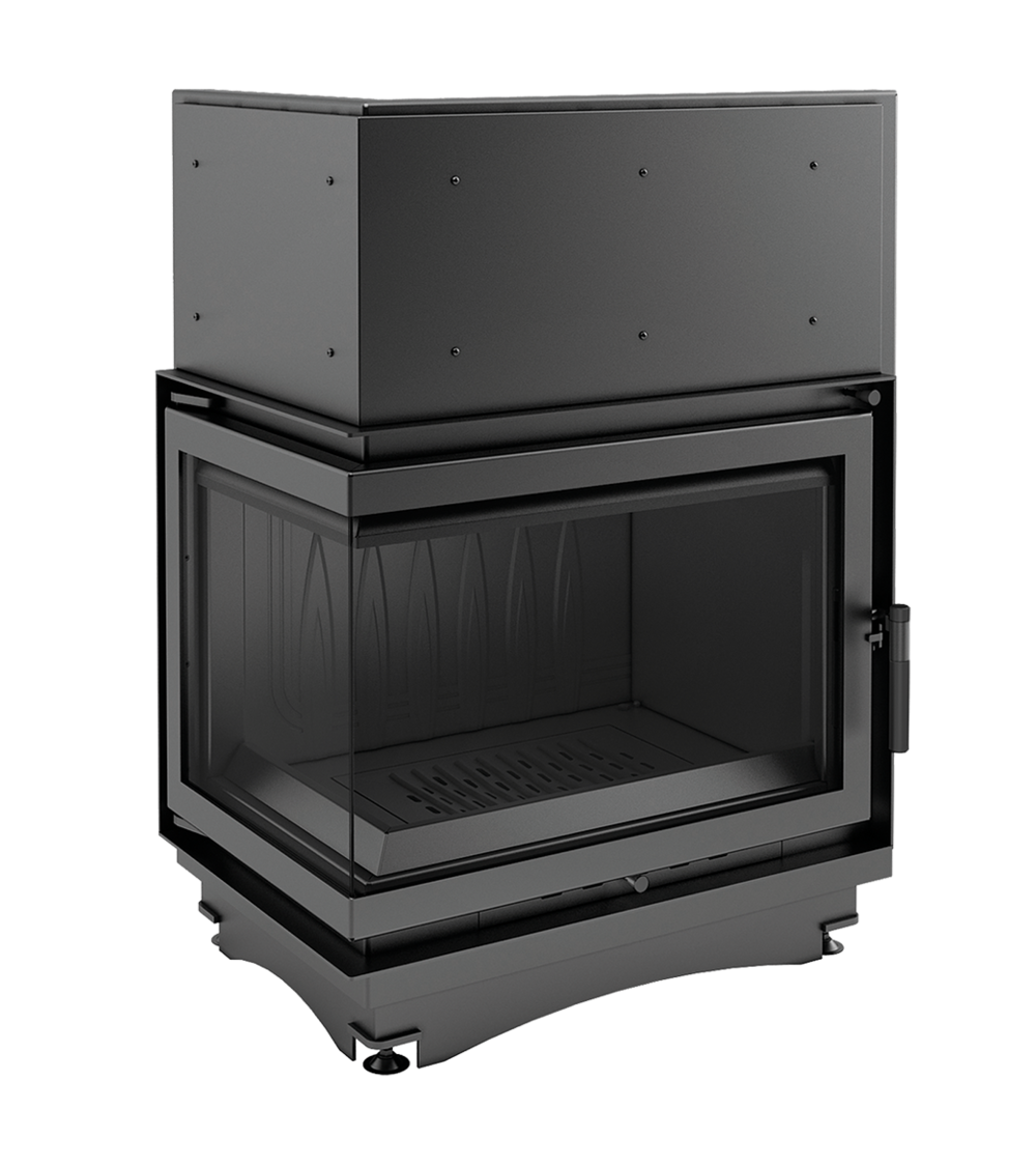 Kominek powietrzny żeliwny KRATKI ZUZIA lewy BS 15 kW Ø 200 marki Kratki z kategorii Wkłady kominkowe powietrzne