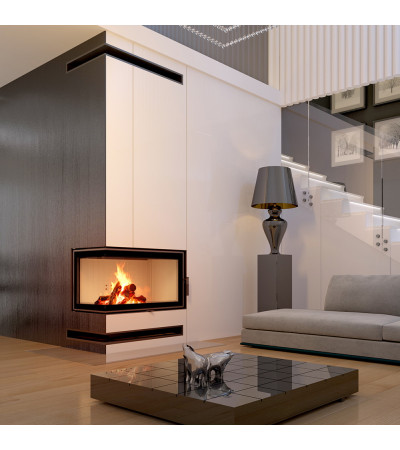 Kominek powietrzny stalowy MBO lewy BS 15 Ø 200