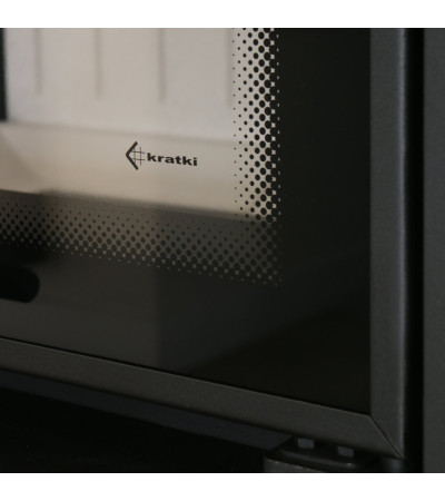 Kominek powietrzny żeliwny KRATKI OLIWIA 16 kW Ø 200 gilotyna marki Kratki z kategorii Wkłady kominkowe powietrzne