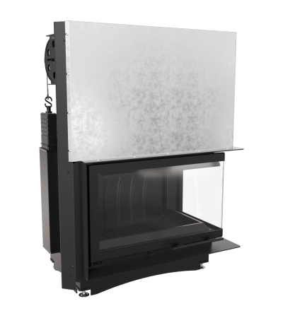 Kominek żeliwny OLIWIA prawy BS 16 kW gilotyna