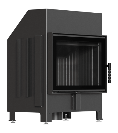Wkład kominkowy KRATKI ZIBI ECO 9,9 kW Czarny TERMOTEC - kominki.ratur.com.pl