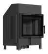 Kominek KRATKI ZIBI ECO 9,9 kW Ø 180 z czarnym wyłożeniem marki Kratki z kategorii Wkłady kominkowe
