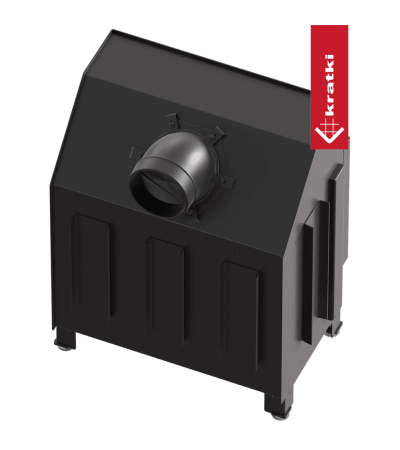 Kominek KRATKI ZIBI ECO 9,9 kW Ø 180 marki Kratki z kategorii Wkłady kominkowe